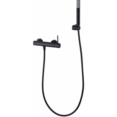 Imex Monza Duschmischer - Keramik-Kartusche, 1,8 m PVC-Schlauch, Matt Schwarz Imex Monza Duschmischer - Keramik-Kartusche, 1,8 m PVC-Schlauch, Matt Schwarz