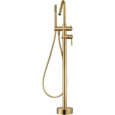 Imex - Grifería Córcega Oro Cepillado - Monomando para Bañera Imex - Grifería Córcega Oro Cepillado - Monomando para Bañera