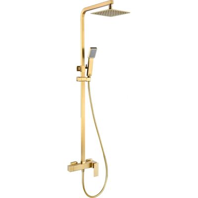 Kit doccia in oro spazzolato IMEX - Tipo di doccia Kit doccia in oro spazzolato IMEX - Tipo di doccia