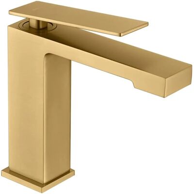 IMEX PISA Rubinetto lavabo oro spazzolato IMEX PISA Rubinetto lavabo oro spazzolato