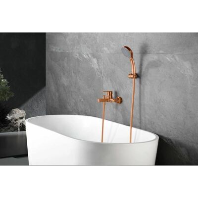 Imex - Kit bagno oro rosa Roma - Vasca e Doccia Imex - Kit bagno oro rosa Roma - Vasca e Doccia