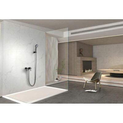 Kit de Chuveiro IMEX Roma Preto Fosco - Kit de Chuveiro Kit de Chuveiro IMEX Roma Preto Fosco - Kit de Chuveiro