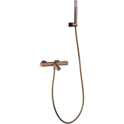 Kit Doccia Termostatico Oro Rosa Spazzolato di Imex - Prodotto per Doccia Kit Doccia Termostatico Oro Rosa Spazzolato di Imex - Prodotto per Doccia