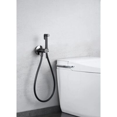 Grifo de bidé negro gun metal IMEX - Accesorio para baño moderno Grifo de bidé negro gun metal IMEX - Accesorio para baño moderno