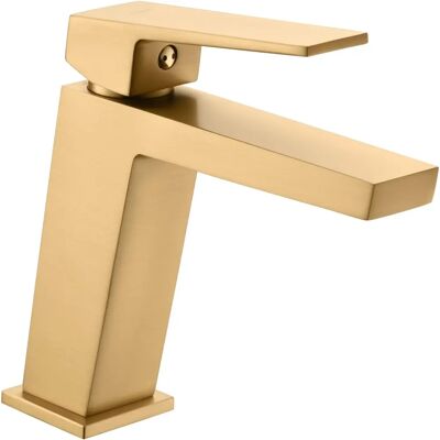 IMEX Torneira de banheiro dourado escovado - Misturador IMEX Torneira de banheiro dourado escovado - Misturador