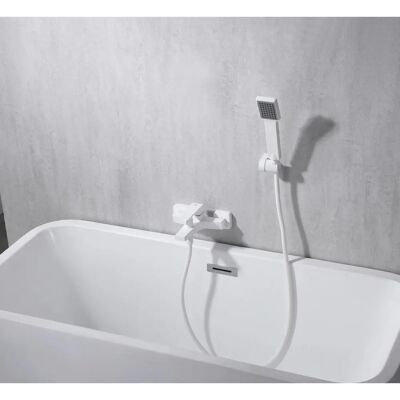 Imex - Conjunto para Banheiro Art Branco Fosco - Monocomando Chuveiro Imex - Conjunto para Banheiro Art Branco Fosco - Monocomando Chuveiro