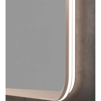 Ledimex - Espejo elíptico con marco iluminado acrílico - 90x50cm Ledimex - Espejo elíptico con marco iluminado acrílico - 90x50cm