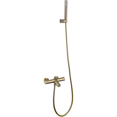 IMEX IMEX BTG053-4OC Kit Douche Génova Or Brossé - Publicité IMEX IMEX BTG053-4OC Kit Douche Génova Or Brossé - Publicité