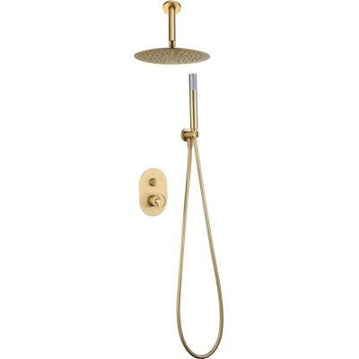 Set doccia Vesubio oro spazzolato - Imex Set doccia Vesubio oro spazzolato - Imex