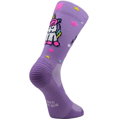 Meias Sporcks Stay Magic Purple - Coloridas para correr Meias Sporcks Stay Magic Purple - Coloridas para correr