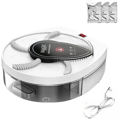 Magic Select Trampa Moscas Eléctrica - Captura 360°, Recargable, Para Pared Magic Select Trampa Moscas Eléctrica - Captura 360°, Recargable, Para Pared
