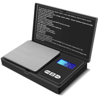 MAGIC SELECT Digitale Präzisionswaage - Taschenformat, Automatische Kalibrierung, Mehrere Einheiten MAGIC SELECT Digitale Präzisionswaage - Taschenformat, Automatische Kalibrierung, Mehrere Einheiten