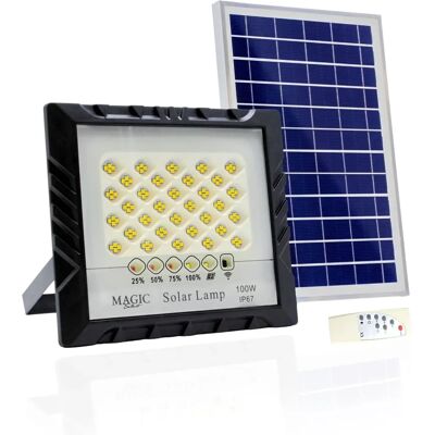MAGIC SELECT 100W 128 LED Flutlicht - Außen Solarleuchte MAGIC SELECT 100W 128 LED Flutlicht - Außen Solarleuchte