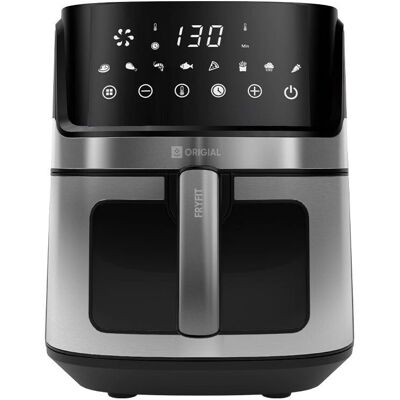 HomeTech Acero Negro 6,5L Freidora de Aire - Freidora de Aire HomeTech Acero Negro 6,5L Freidora de Aire - Freidora de Aire