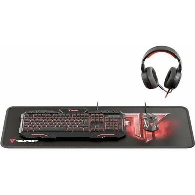 Tempest Black Trådbunden Tangentbord - Tangentbord Tempest Black Trådbunden Tangentbord - Tangentbord