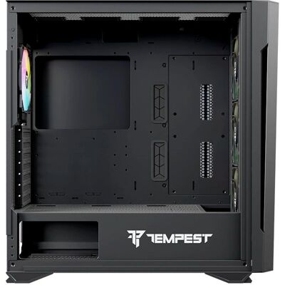 Tempest Bastion Schwarz ATX Gehäuse - Computer & Gaming Tempest Bastion Schwarz ATX Gehäuse - Computer & Gaming