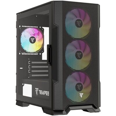Tempest Stockade ARGB PC-Gehäuse - Unterstützt ATX Micro ATX Tempest Stockade ARGB PC-Gehäuse - Unterstützt ATX Micro ATX