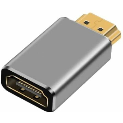 PcCom HDMI Adapter - 4K/8K Stöd - Hållbart aluminium - Plug & Play - HDMI 2.1 PcCom HDMI Adapter - 4K/8K Stöd - Hållbart aluminium - Plug & Play - HDMI 2.1