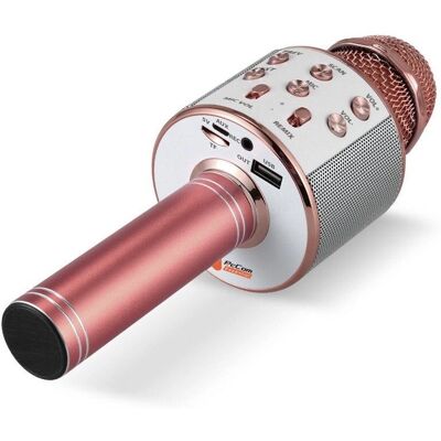 Microphone Karaoke PcCom Essential Rose - Microphone - Publicité Microphone Karaoke PcCom Essential Rose - Microphone - Publicité