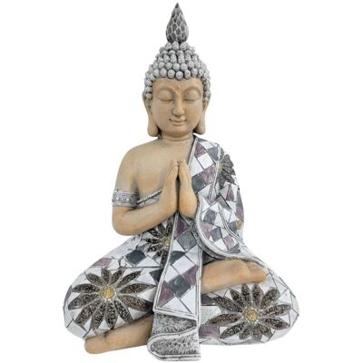 Signes Grimalt - Άγαλμα Βούδα Γκρίζο 22x32x47cm - Διακόσμηση Zen Signes Grimalt - Άγαλμα Βούδα Γκρίζο 22x32x47cm - Διακόσμηση Zen