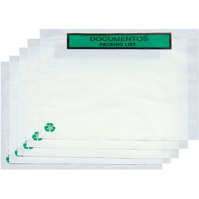 OFITURIA COM0398 - Transparent Paper Envelope - Secure & Recyclable OFITURIA COM0398 - Transparent Paper Envelope - Secure & Recyclable