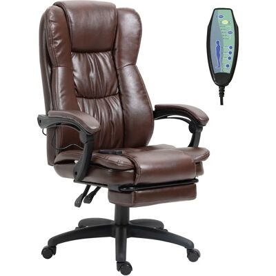 Silla de Oficina Vinsetto con Masaje y Reclinable - Ergonómica, Ajustable, Giratoria Silla de Oficina Vinsetto con Masaje y Reclinable - Ergonómica, Ajustable, Giratoria