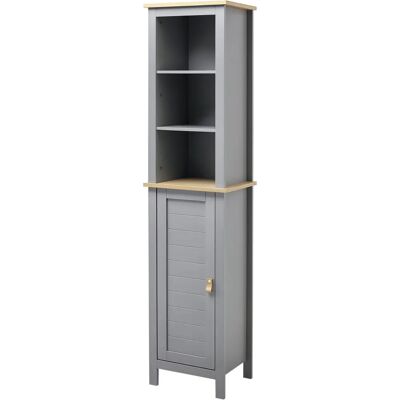 Armario Compacto de Baño Kleankin - Gris Armario Compacto de Baño Kleankin - Gris
