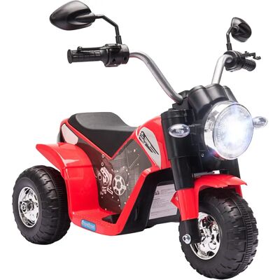 Motocicleta eléctrica infantil Homcom - Rojo, 3 ruedas, 6V, 18-36 meses Motocicleta eléctrica infantil Homcom - Rojo, 3 ruedas, 6V, 18-36 meses