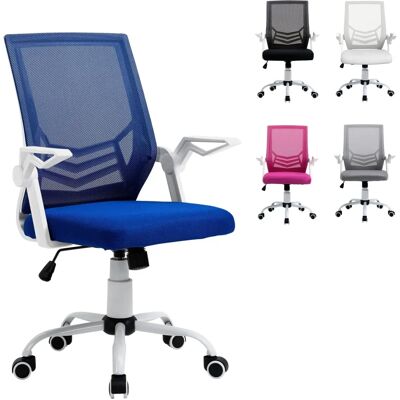 Silla de Oficina Ergonómica Azul Vinsetto - Soporta 120kg Silla de Oficina Ergonómica Azul Vinsetto - Soporta 120kg