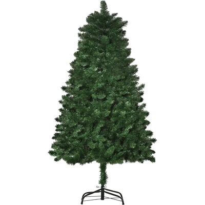 Árbol de Navidad Artificial Homcom 150cm - Realista, 454 Ramas, Ignífugo, Fácil de Montar Árbol de Navidad Artificial Homcom 150cm - Realista, 454 Ramas, Ignífugo, Fácil de Montar