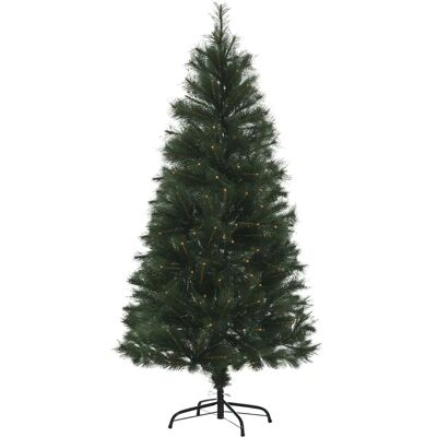 Árbol de Navidad Artificial Homcom 150cm con 219 Agujas de Pino - Seguro para Interior Árbol de Navidad Artificial Homcom 150cm con 219 Agujas de Pino - Seguro para Interior