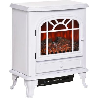Homcom Chimenea Eléctrica Portátil - 1000/2000W con Llama Regulable - Sala 25m² Homcom Chimenea Eléctrica Portátil - 1000/2000W con Llama Regulable - Sala 25m²