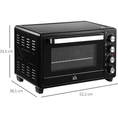 HOMCOM Horno de Sobremesa 32L 1600W HOMCOM Horno de Sobremesa 32L 1600W