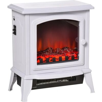 Homcom Chimenea eléctrica - Llama realista, 1000/2000W, portátil - Chimenea Homcom Chimenea eléctrica - Llama realista, 1000/2000W, portátil - Chimenea