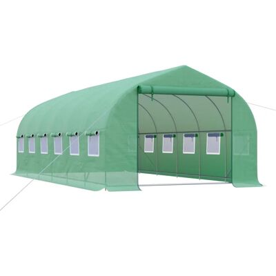 Invernadero de Jardín Outsunny 595x300x200cm - Gran Resistente a UV Invernadero de Jardín Outsunny 595x300x200cm - Gran Resistente a UV
