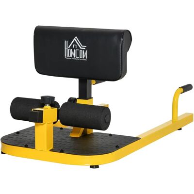 Homcom Máquina de Ejercicio 3 en 1 - Sentadillas, Abdominales, Flexiones - Amarillo Homcom Máquina de Ejercicio 3 en 1 - Sentadillas, Abdominales, Flexiones - Amarillo