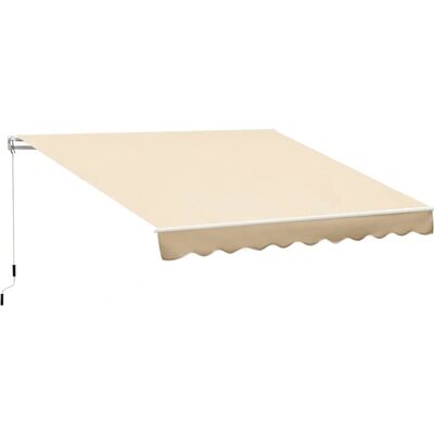 Toldo Manual Retráctil Outsunny - 295x245 cm - Beige Toldo Manual Retráctil Outsunny - 295x245 cm - Beige