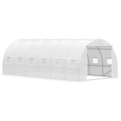 Invernadero de Gran Capacidad Outsunny 6x3x2 m - Cultivo de Plantas y Verduras Invernadero de Gran Capacidad Outsunny 6x3x2 m - Cultivo de Plantas y Verduras