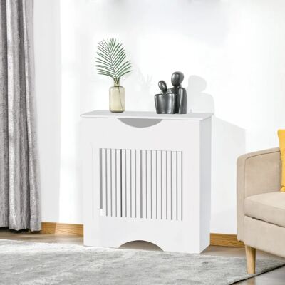 Homcom Cubierta de Radiador 78x19x82 cm Blanco - Decoración y Seguridad Homcom Cubierta de Radiador 78x19x82 cm Blanco - Decoración y Seguridad
