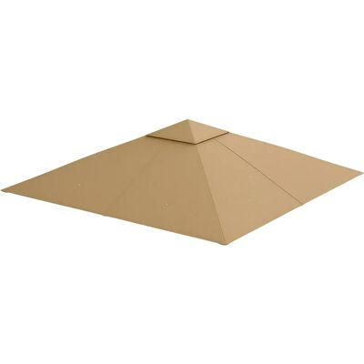 Funda para cenador de jardín Outsunny - 298x295 cm - Beige Funda para cenador de jardín Outsunny - 298x295 cm - Beige
