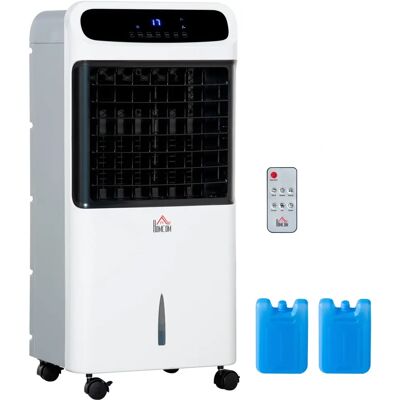 Homcom Aire Acondicionado Portátil - Blanco - Humidificador Enfriador de Aire Homcom Aire Acondicionado Portátil - Blanco - Humidificador Enfriador de Aire