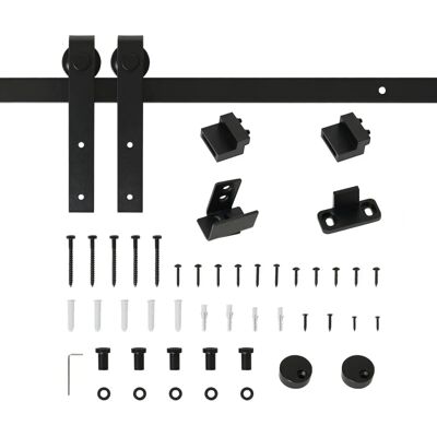 Kit de herrajes para puerta corredera HOMCOM - 20kg Kit de herrajes para puerta corredera HOMCOM - 20kg