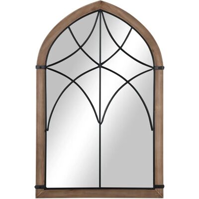 Espejo de Pared de Madera Homcom - Estilo Vintage 93x60cm Espejo de Pared de Madera Homcom - Estilo Vintage 93x60cm