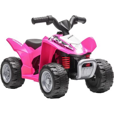 Aiyaplay Cuatriciclo eléctrico con licencia Honda - Rosa - Vehículo eléctrico Aiyaplay Cuatriciclo eléctrico con licencia Honda - Rosa - Vehículo eléctrico