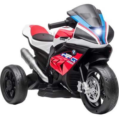 HOMCOM Moto eléctrica infantil BMW HP4 - Aspecto fibra de carbono, música, 30kg HOMCOM Moto eléctrica infantil BMW HP4 - Aspecto fibra de carbono, música, 30kg