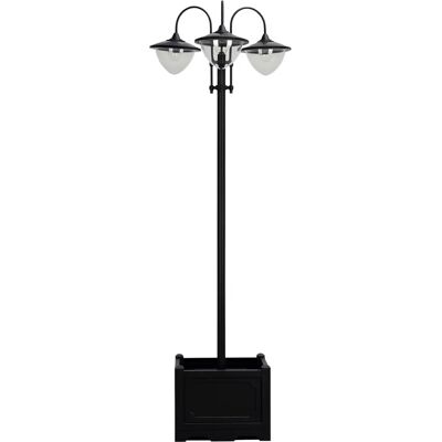 Farol Solar de Jardín Outsunny con 18 Luces LED - Tipo de Jardín Farol Solar de Jardín Outsunny con 18 Luces LED - Tipo de Jardín