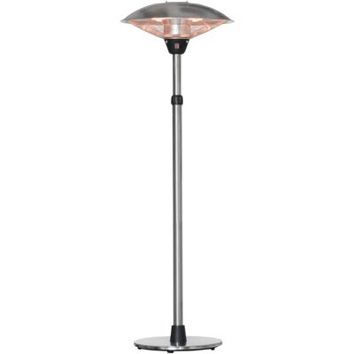 Calefactor Exterior Infrarrojos Outsunny - Altura Ajustable, IP44, 3 Niveles Calefactor Exterior Infrarrojos Outsunny - Altura Ajustable, IP44, 3 Niveles