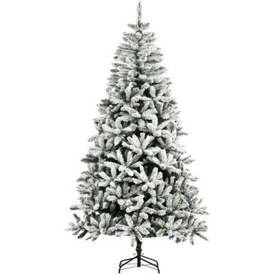 Árbol de Navidad Artificial Homcom - Efecto de Nieve - 225cm - 1300 Ramas Árbol de Navidad Artificial Homcom - Efecto de Nieve - 225cm - 1300 Ramas