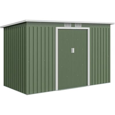 Cobertizo de Jardín Outsunny 280x130x172cm - Almacenamiento Metálico Cobertizo de Jardín Outsunny 280x130x172cm - Almacenamiento Metálico