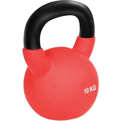 Homcom Pesa rusa de 10 kg de hierro fundido - Rojo - Entrenamiento de fuerza Homcom Pesa rusa de 10 kg de hierro fundido - Rojo - Entrenamiento de fuerza